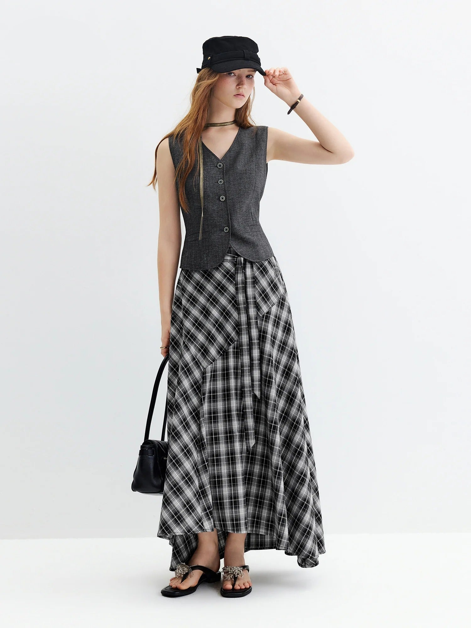 Floor-length Full Circle Skirt